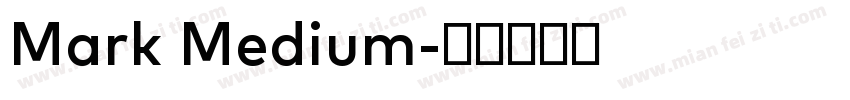 Mark Medium字体转换